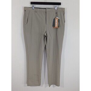 Teren Lightweight Traveler Pants Men 38/32 Beige Insect Repelling Performance